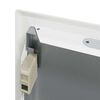 vidaXL Access Panel White 43.5 x 33 x 3 cm Steel