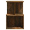 vidaXL Bedside Cabinets 2 pcs Smoked Oak 35x35x55 cm Engineered Wood