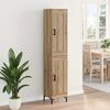 vidaXL Highboard Artisan Oak 34.5 x 34 x 180 cm Engineered Wood