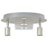 vidaXL Ceiling Spotlight Silver 29 x 29 x 11 cm Steel and glass