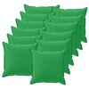 vidaXL Cushion Cover 12 pcs HOUTEN Green 40 x 40 cm Polyester