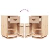 vidaXL Desk Cabinet 40x50x75 cm Solid Wood Pine