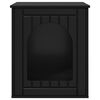 vidaXL Cat House Black 53 x 52 x 62 cm Engineered Wood