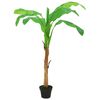 vidaXL Artificial Banana Tree | Green | Solid wood, plastic | Large