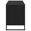 vidaXL TV Cabinet Black Oak 140 x 36 x 49.5 cm Engineered Wood