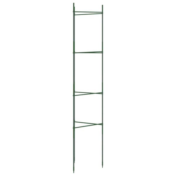 vidaXL Tomato Cages 6 pcs 154 cm Steel and PP