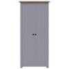 vidaXL Wardrobe Grey 80x50x171.5 cm Solid Pine Panama Range