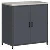 vidaXL Kitchen Storage Cabinet HATTEM Anthracite 90 x 50 x 92 cm Steel