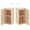 vidaXL TV Cabinets 2 pcs Solid Wood Pine