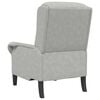 vidaXL Armchair Light grey 76 x 94 x 102 cm Microfibre