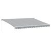 vidaXL Retractable Awning | Anthracite and white