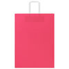 vidaXL Paper Bags 250 pcs with Handles Pink 32x17x44 cm
