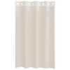 vidaXL Voile Curtains with Grommets 2 pcs Cream 140x175 cm