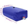vidaXL Water Tank with Tap Foldable 500 L PVC