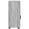 vidaXL Bathroom Cabinet with Drawer Grey Sonoma 30 x 35 x 80 cm