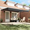 vidaXL Retractable Awning Anthracite 4x3 m Fabric and Aluminium