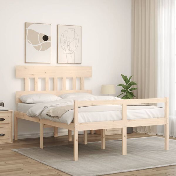 vidaXL Senior Bed without Mattress 120x200 cm Solid Wood