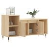 vidaXL TV Cabinet Sonoma Oak 100x35x55 cm Engineered Wood