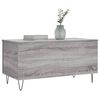 vidaXL Coffee Table Grey Sonoma 90x44.5x45 cm Engineered Wood