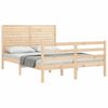 vidaXL Bed Frame without Mattress 140x190 cm Solid Wood