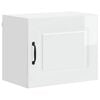 vidaXL Kitchen Cabinet Kalmar High Gloss White 50 x 31 x 40 cm