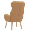 vidaXL Armchair Beige 69 x 74 x 93 cm Sherpa Fabric