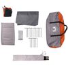 vidaXL Family Tent Dome 9-Person Orange Waterproof