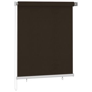 vidaXL Outdoor Roller Blind 125(W)x140(H) cm Brown