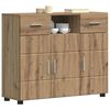 vidaXL Wooden Cabinet Artisan Oak 88.5 x 30.5 x 73 cm Engineered Wood