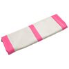 vidaXL Inflatable Gymnastics Mat with Pump 700x100x15 cm PVC Pink