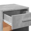 vidaXL Bedside Cabinets 2 pcs Concrete Grey 35x34x65 cm Engineered Wood