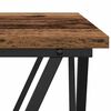 vidaXL Coffee Table Old wood 80 x 80 x 45 cm Engineered wood and steel