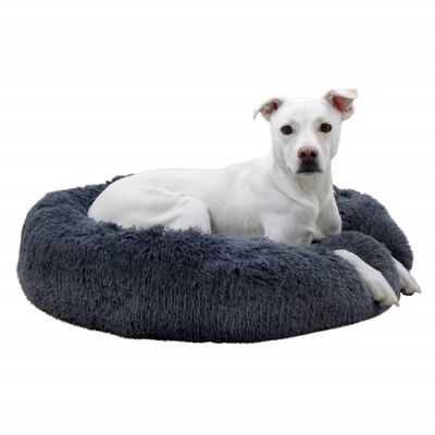 Kerbl Cosy Dog Bed Fluffy 18 cm Grey