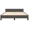 vidaXL Bed Frame without Mattress Dark Grey 135x190cm Double Velvet