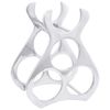 vidaXL Wine Rack Silver 32 x 14 x 37.5 cm Aluminium