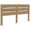 vidaXL Bed Frame Artisian Oak 160 x 200 cm Solid Pine Wood