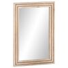 vidaXL Bathroom Mirror 50x70 cm Solid Wood Mango and Glass