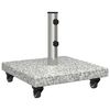 vidaXL Parasol Base 30 kg Gery Granite Square