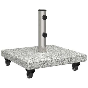 vidaXL Parasol Base 30kg Gery Granite Square