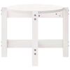 vidaXL Coffee Table White 87x48x35 cm Solid Wood Pine