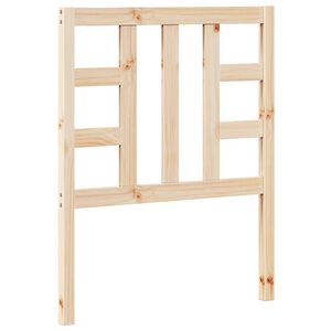 vidaXL Bed Headboard 81x4x100 cm Solid Wood Pine