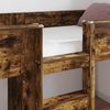 vidaXL Bunk Bed for Kids Smoked Oak 100 x 200 cm Engineered wood