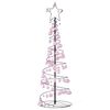 vidaXL LED Christmas Tree with Baubles 100 LEDs Warm White 150 cm