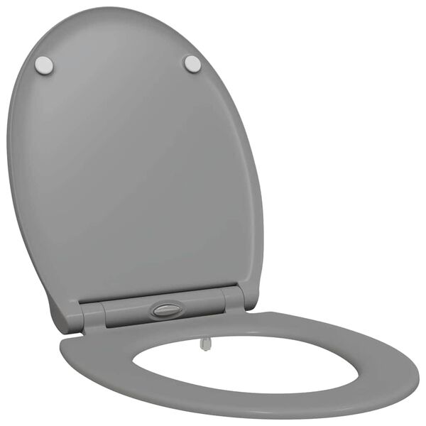 vidaXL Quick Release Toilet suitable for Seat Grey