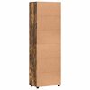 vidaXL Highboard FLORIN Smoked Oak 60 x 35 x 182 cm Engineered Wood