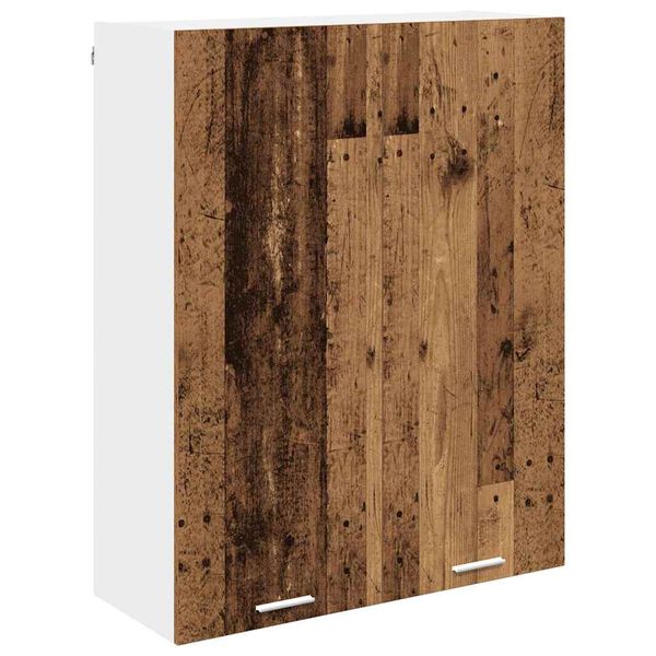 vidaXL Hanging Cabinet Old Wood 80 x 31 x 100 cm Engineered Wood