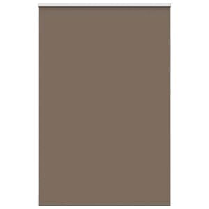 vidaXL Roller Blind Blackout Coffee 150x210 cm Fabric Width 146.6 cm Polyester