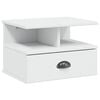 vidaXL Bedside Cabinet HILL White 40 x 31 x 27 cm Solid Pine Wood