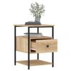 vidaXL Bedside Cabinet Sonoma Oak 40x42x56 cm Engineered Wood