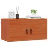 vidaXL Wall Cabinet Wax Brown 60 x 30 x 30 cm Solid Pine Wood